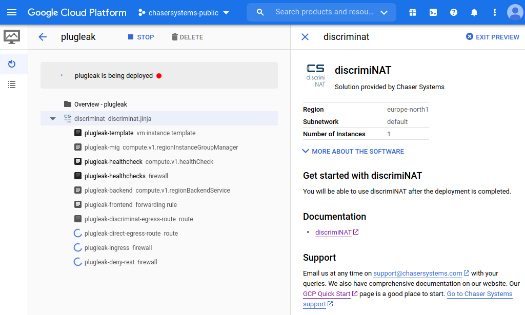 GCP Marketplace Launch Wait